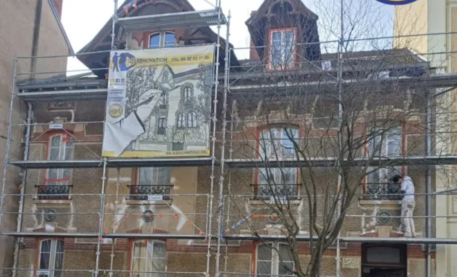 Des façades de caractères , Vichy, PB Rénovation